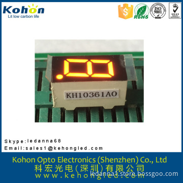 High brightness one digit various color and size LED seven segment display